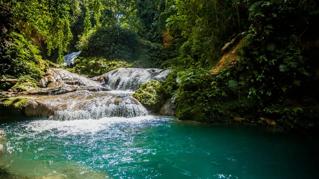 Konoko Falls In Jamaica